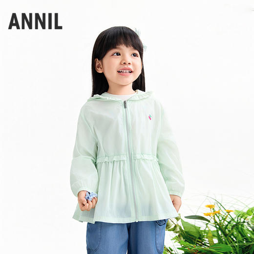 【实体店同款】女童连帽外套春季新款安奈儿童装XG615078 商品图0