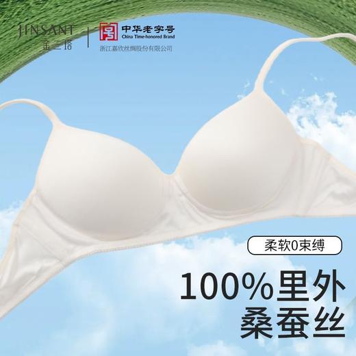 金三塔 女真丝无钢圈文胸 商品图2