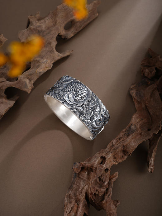 子佩集S999手工银【龙翔九霄】手镯【ZYG023】原创设计2602 商品图6