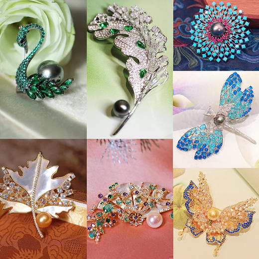 小羊定制|珍珠胸针盛宴，海水珍珠，款款精品 商品图0