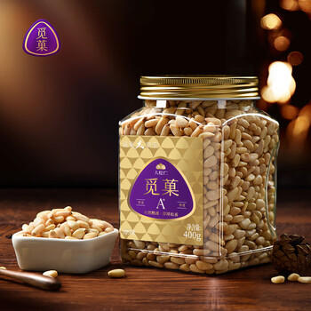 觅菓（miguo）当季新货东北长白山红松子仁大颗手剥松子仁健康炒货坚果零食400g /休闲食品 /坚果炒货 /松子 商品图6