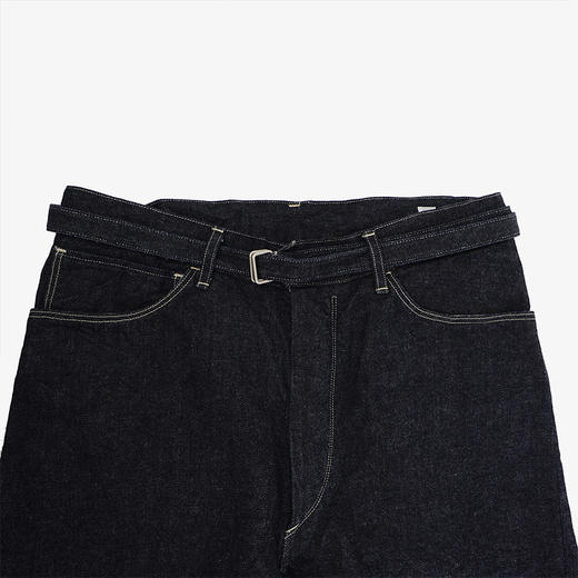 blurhms 12.9oz Denim Bias Belted Pants 立体剪裁牛仔裤 商品图1