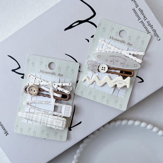 南法碎花四支组合夹-纪念日百货门店同款169096693 商品图1