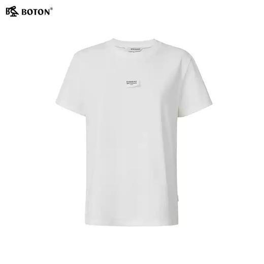 [凉感抗菌]波顿夏季女士设计感休闲圆领短袖t恤LT330225 商品图4