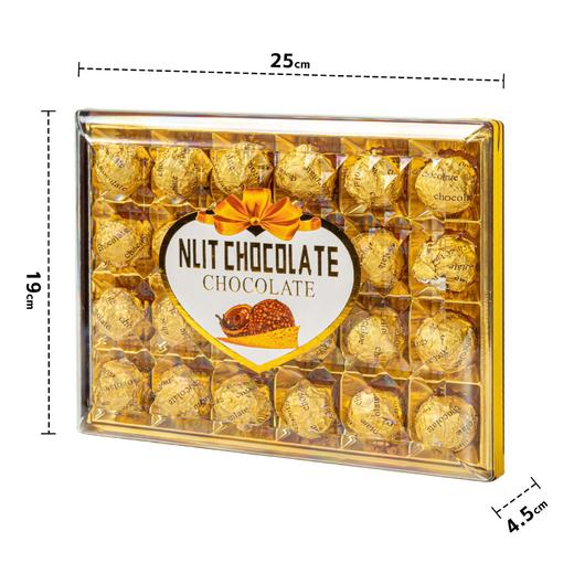 【粉丝专属❗️情人节巧克力礼盒】香港怡可缘精装24粒「金沙球巧克力大盒装」商超零食婚庆节日伴手礼盒L-d 商品图5