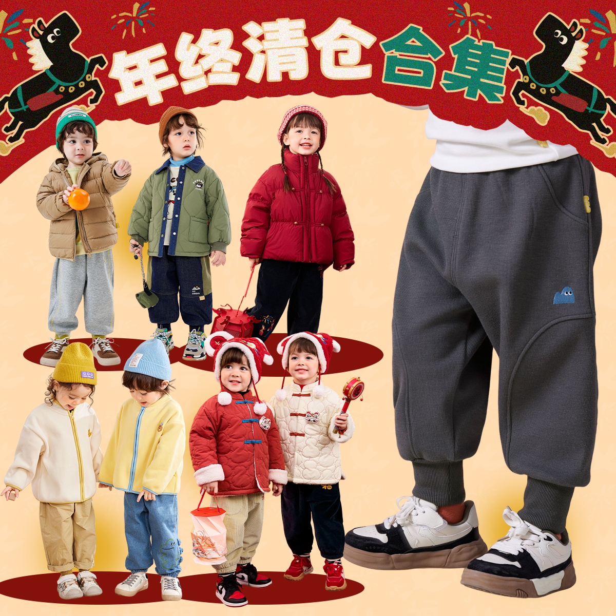 【年终清仓合集】嘟嘟家宝宝羽绒服冬季轻薄儿童白鸭绒保暖男童女童连帽外套冬装童装潮D4DYR026