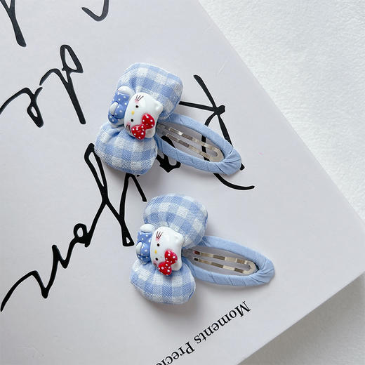 蝴蝶结充棉发夹对夹-纪念日百货门店同款169256600 商品图2