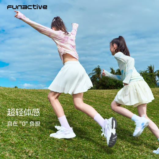 【26春上新】funactive女童网球短裤儿童运动裙裤亲肤透气短裤F1GK60337 商品图2