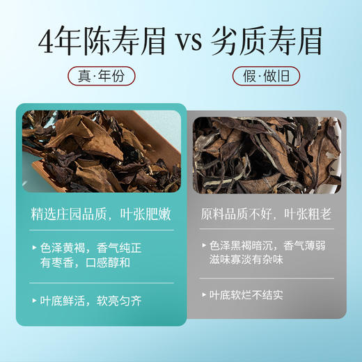 华祥苑-精选 寿眉 （福鼎白茶2019年）150g 商品图4