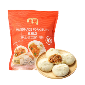 麦德龙 麦臻选 手工老面猪肉包 1.2kg（80g*15只）