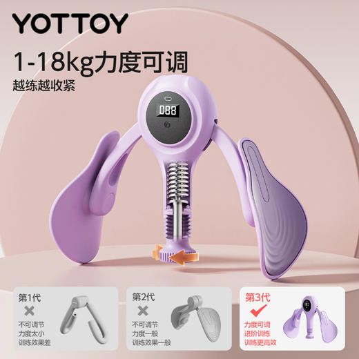 🔥限量秒杀！YOTTOY盆底肌训练器 盆骨训练 瘦大腿内侧赘肉 夹腿练腿运动神器【缺货自动退款 介意勿拍❗️❗️❗️】 商品图1