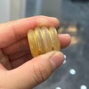 【黄龙玉髓戒指】敦煌福泽小众马料玉髓男女款素圈戒指一口糖玛瑙玉石尾戒配饰 商品缩略图9
