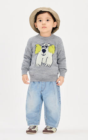 Jnby  26年春款  长袖套头毛衫  YQ2311310