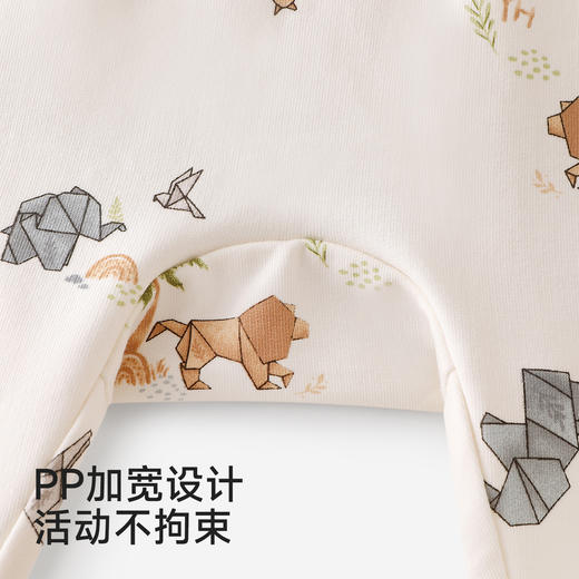 【舒适柔弹】英氏童装儿童长裤男宝宝裤子春夏针织PP裤小童可爱卡通外穿屁屁裤 商品图3