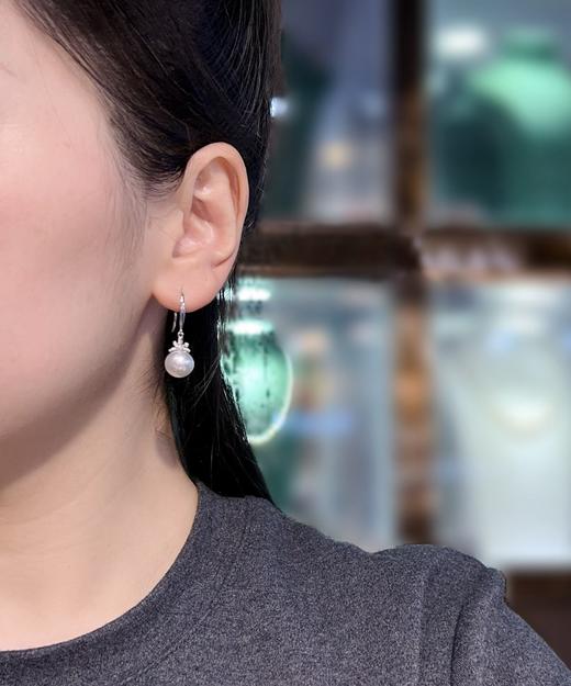 10-11mm澳白耳环 商品图5