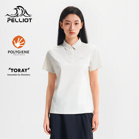 伯希和户外速干短袖T恤女26新款POLO衫翻领徒步登山防晒运动上衣