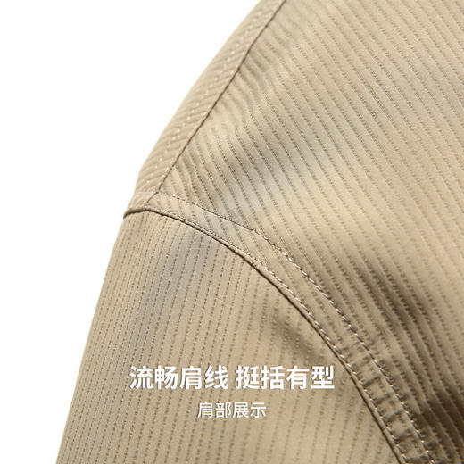 【易打理】圣得西男士休闲夹克2026年春季新款通勤百搭翻领外套 商品图6