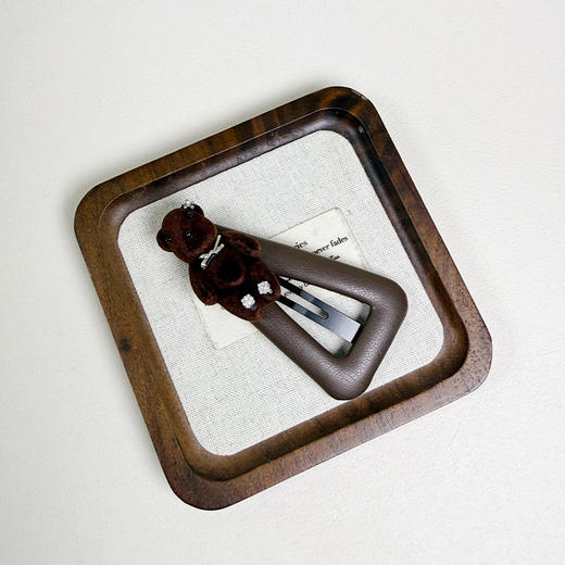 棕色立体躺倒熊发夹-纪念日百货门店同款169152510 商品图2