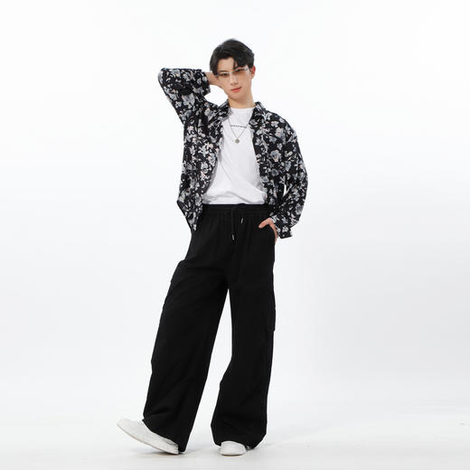 休闲时尚复古花卉长袖衬衫-纪念日百货门店同款169251817 商品图3