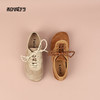 和诚行2026春季新款复古时尚百搭磨砂皮系带女式休闲鞋1930126 商品缩略图4