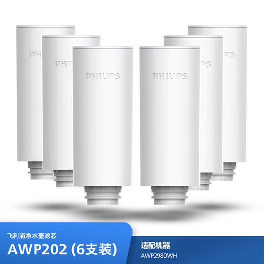 飞利浦（PHILIPS）滤芯AWP202（6支装）适用：AWP2980 ADD5807 商品图0