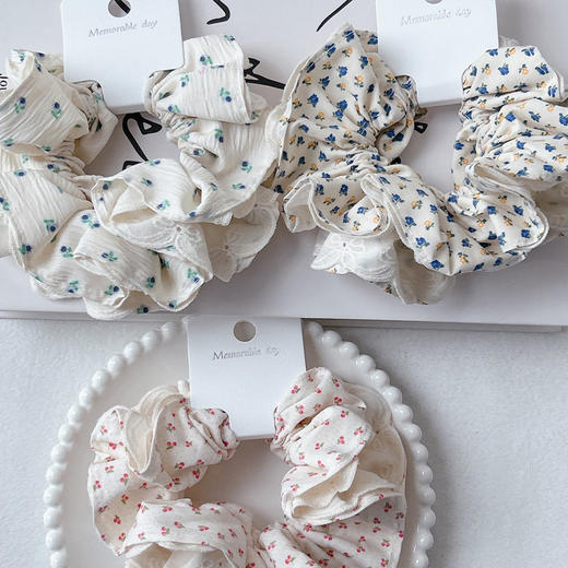 【积分兑】ZY蕾丝小蛮腰双层发圈发圈-纪念日百货门店同款169246719 商品图3