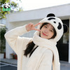 熊猫屋PANDAHOUSE 连帽围巾米色亲子款 商品缩略图1