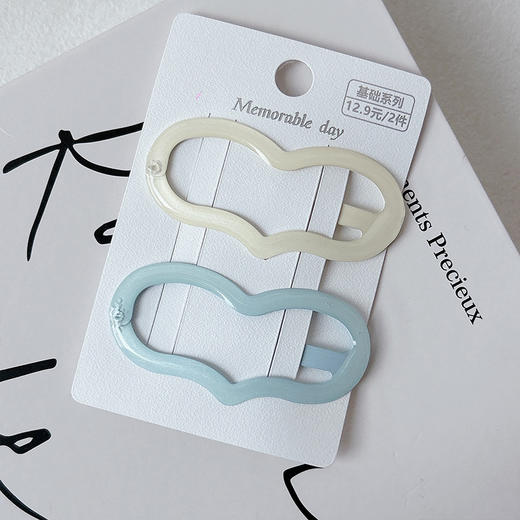 基础2支淡彩大号BB夹-纪念日百货门店同款169149257 商品图4