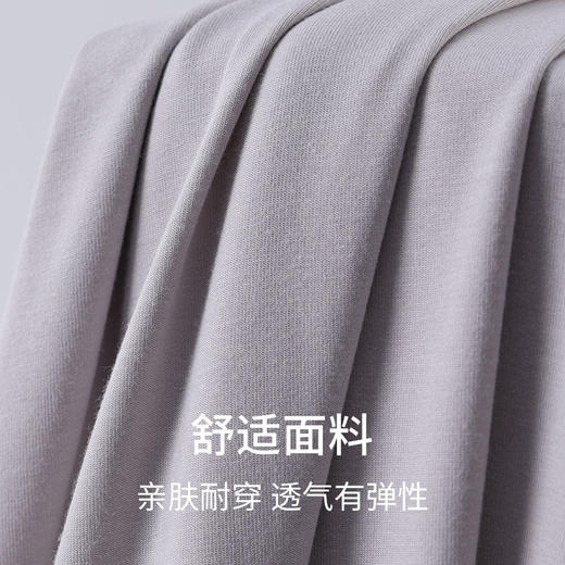 【50S椰油莫代尔】SCHIESSER德国舒雅男士50支莫代尔+粘纤圆领短袖长裤套装35/25013H 商品图8