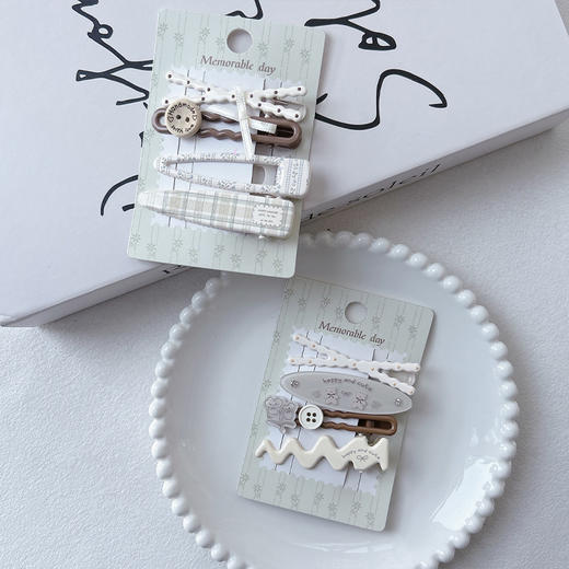 南法碎花四支组合夹-纪念日百货门店同款169096693 商品图4