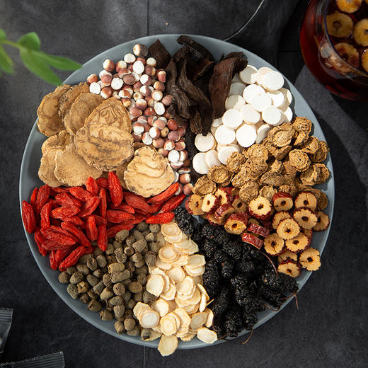 【五盒超值装❗️玛咖人参十宝茶】甄选品质原料制作，传承古方，底气“食”足，桑葚玛咖枸杞十宝五宝茶茶夏日中式好物养生茶L 商品图1