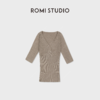 ROMI STUDIO“轻薄无物”16针缝合V领花边网面长袖/吊带RWCAS66139 商品缩略图1