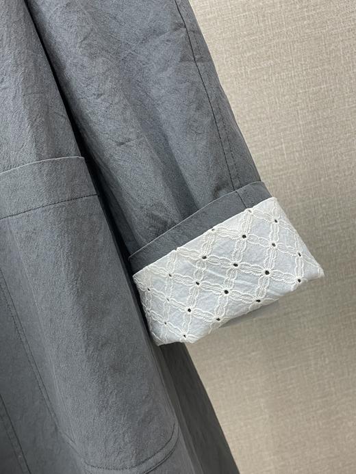 暮色灰阔版风衣 商品图3