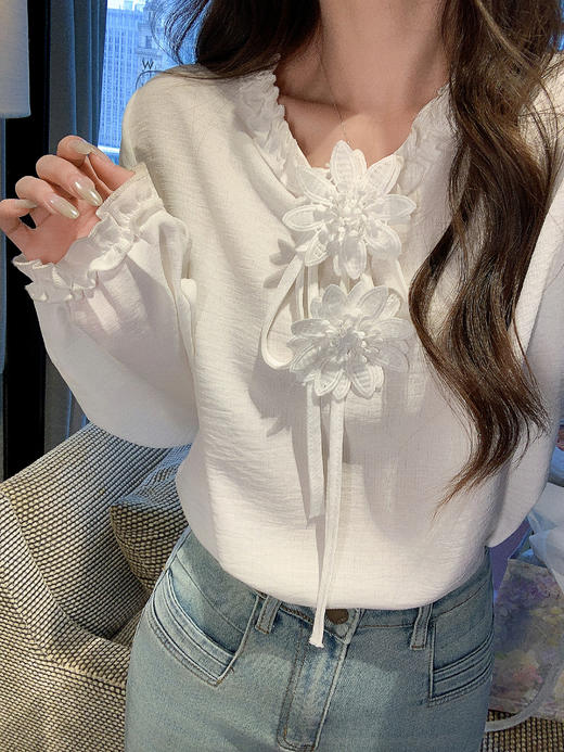 张心子【叠穿美学】复古撞色针织马甲背心女春季新款无袖坎肩上衣 U2602049 商品图3