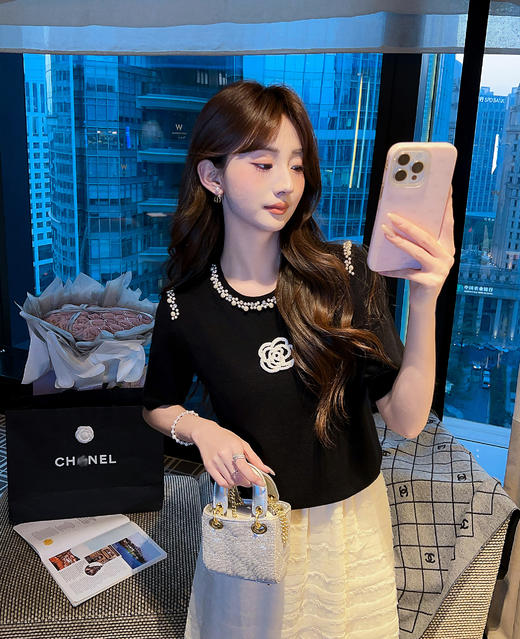 张心子【南法小调】温柔风百搭千层蕾丝蛋糕裙半身裙 U2602034 商品图3