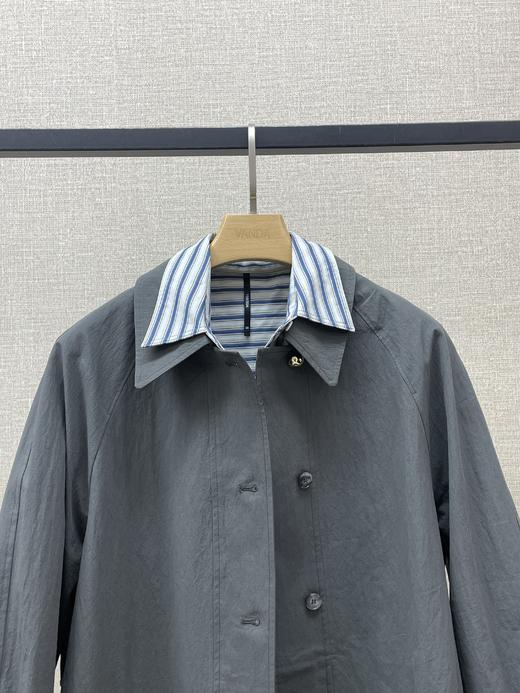 暮色灰阔版风衣 商品图2