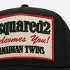 DSQUARED2 中性徽标贴片刺绣棉质棒球帽 黑色 BCM0984 05C00001 2124 商品缩略图3