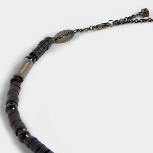 DSQUARED2 女士夏季复古手链 黑色 NEM0337 37000364 2124 商品图2