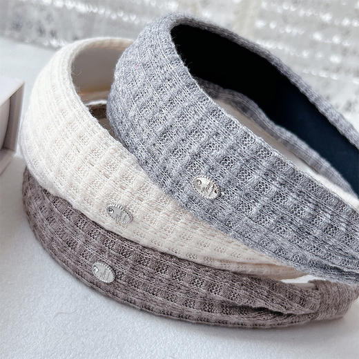 百搭通勤韩版气质宽版针织发箍-纪念日百货门店同款169453021 商品图0