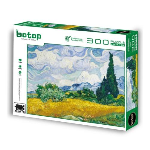 Botop 300片 梵高 麦田与柏树bj 商品图0