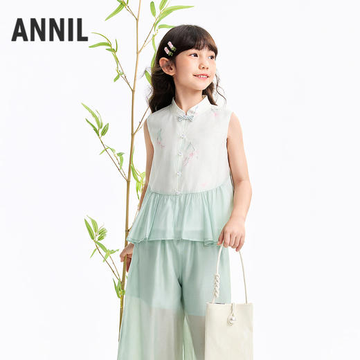 女童套装夏季新款安奈儿童装EG622646 商品图1