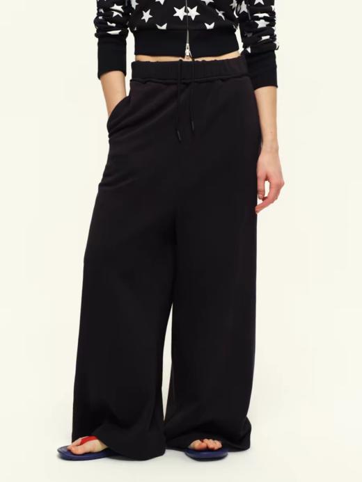 出逃赤岗西/25AWK222/拼接腰慵懒落裆阔腿卫裤 商品图1