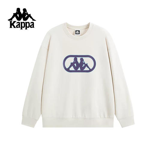 MJ｜Kappa卡帕背靠背运动卫衣女春季情侣美式休闲针织套头衫上衣男款 商品图0
