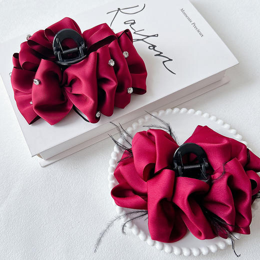 日常通勤百搭四季云朵羽毛抓夹-纪念日百货门店同款169944066 商品图0