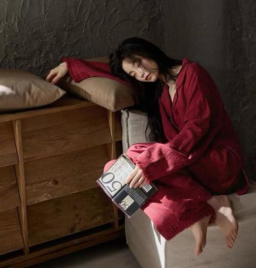 【春节不打烊】LANSHU岚束·南法假日自带br胸垫款流苏家居服/睡衣套装（爆仓下单七天发货） 商品图4