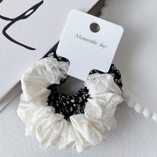 韩系碎花温柔甜美少女感对装发圈-纪念日百货门店同款169447916 商品图1