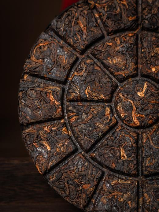 【五路财神】五路财神熟茶手撕饼，藏着全年好福气，2020年春茶 临沧名山汇一味，100克/饼 商品图2