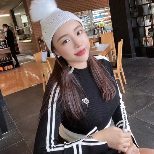 Masterbunny兔耳朵女士小百褶斜边印花短裙来了！磨毛弹力面料W821932-45 商品图4