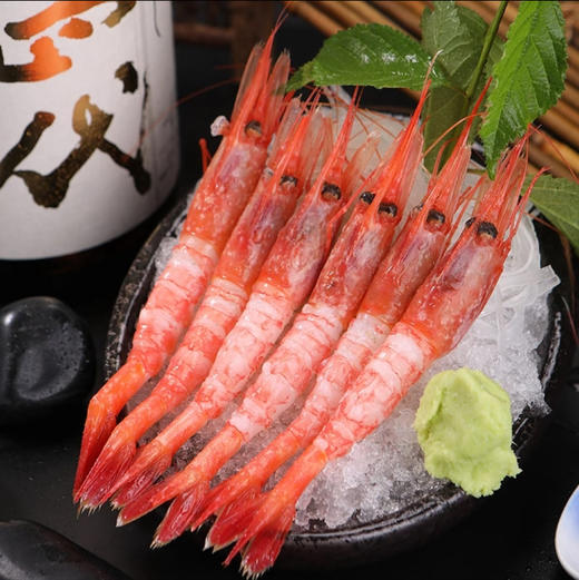 甜虾2盒（30尾），北极贝2盒（16片）
刺身调料一套
冻品，吃之前需解冻 商品图1