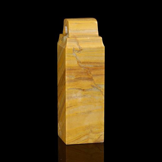 孤品17841木纹石鼻钮方章姓名章藏书章2.5*2.5*7.9cm 商品图1